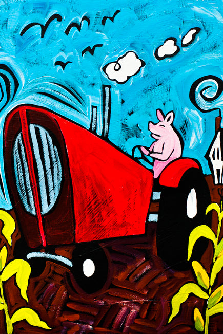 Pork And Corn by Ben Mann Poster Print