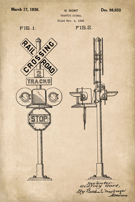 Railroad Crossing Sign Printable