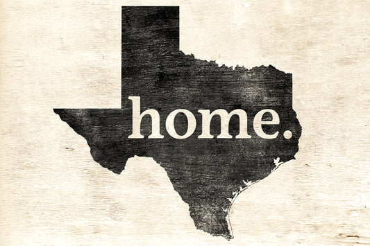 Texas Home Poster Print