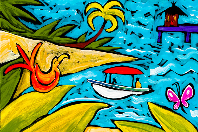 Toucan Shoreline by Ben Mann Poster Print