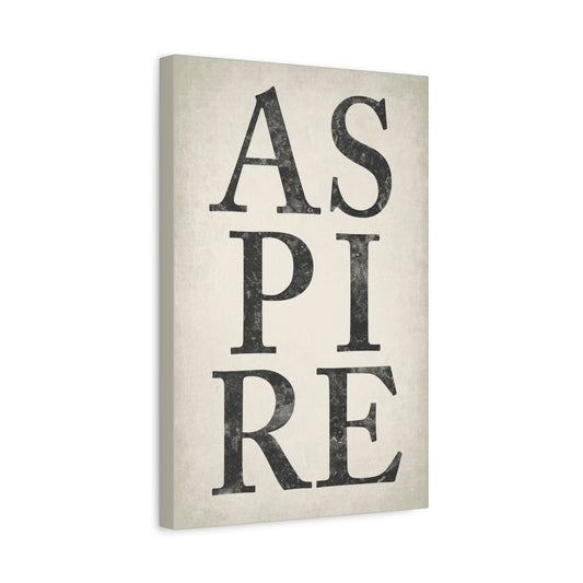 Aspire Motivational Canvas Print