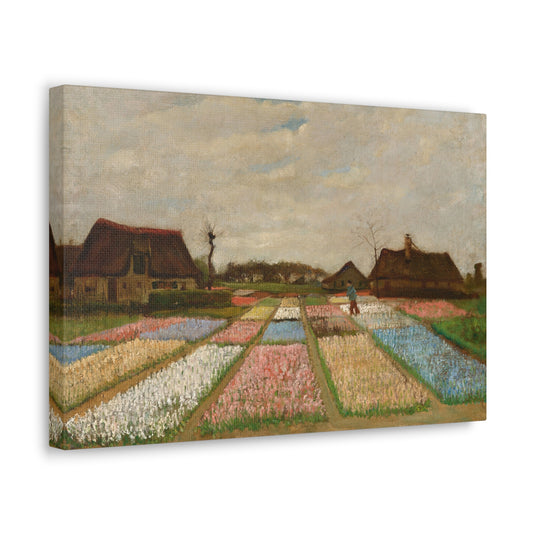 Flower Beds in Holland by Vincent van Gogh Canvas Print