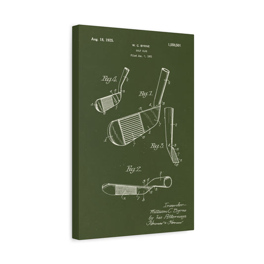 Golf Club (Iron) Canvas Wall Art