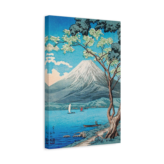 Mount Fuji from Lake Yamanaka by Hiroaki Takahashi Canvas Print