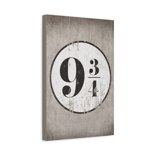 Platform 9 3/4 Canvas Wall Art