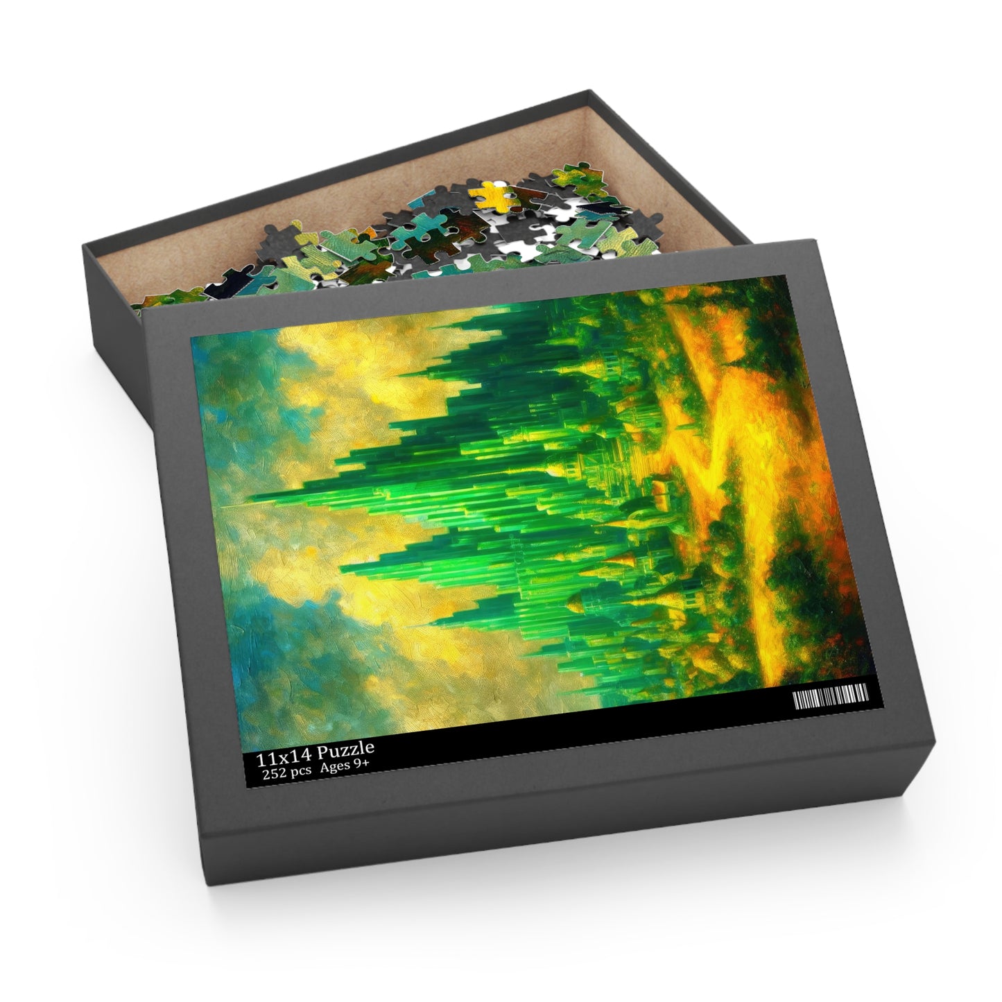 Emerald City Oil Painting Jigsaw Puzzle
