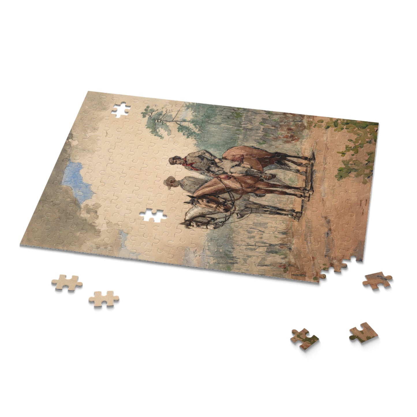 Two Scouts by Winslow Homer Jigsaw Puzzle