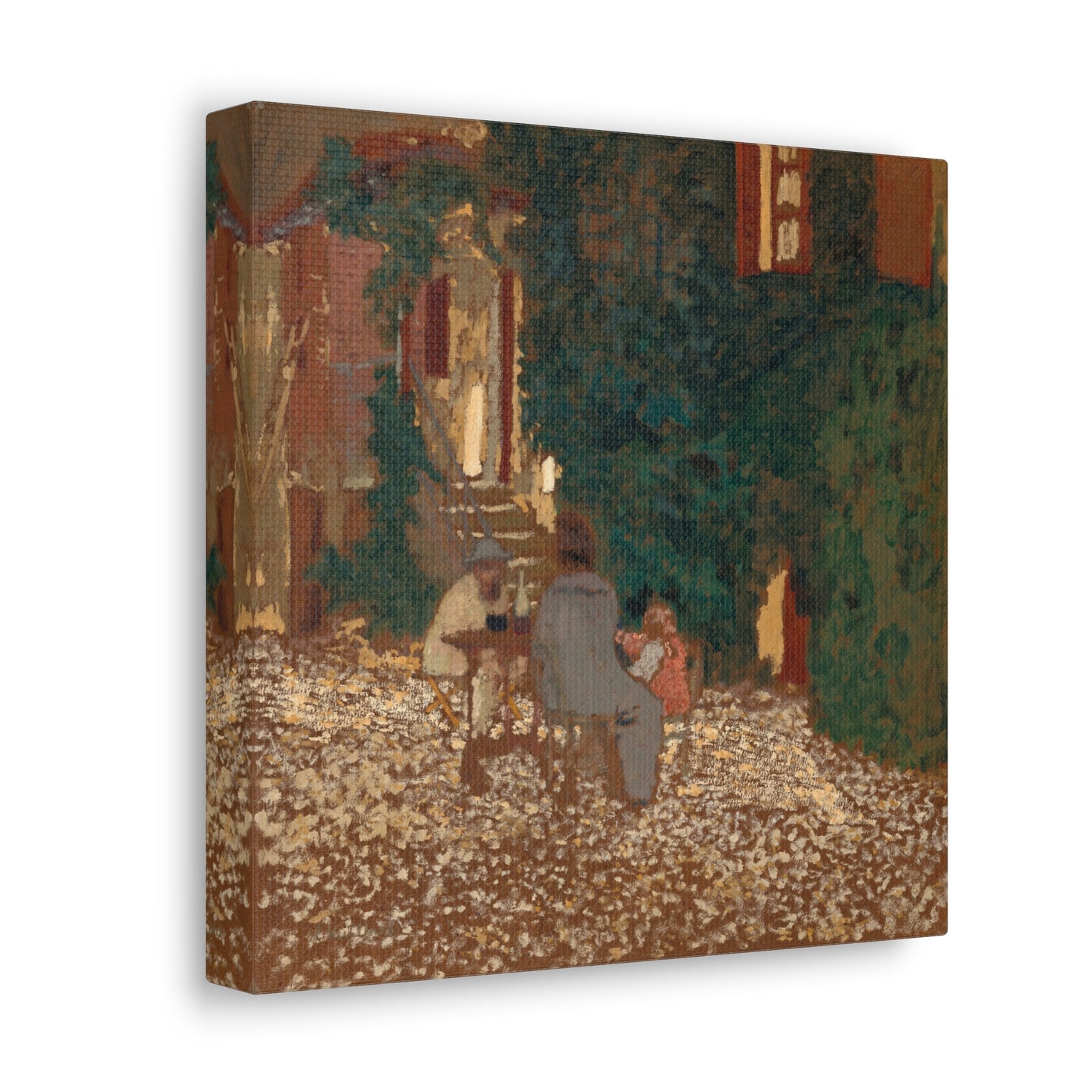 Repast in a Garden by Edouard Vuillard Canvas Print