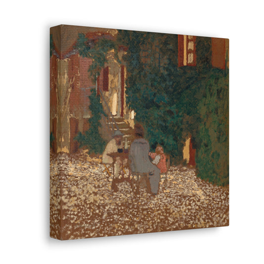 Repast in a Garden by Edouard Vuillard Canvas Print