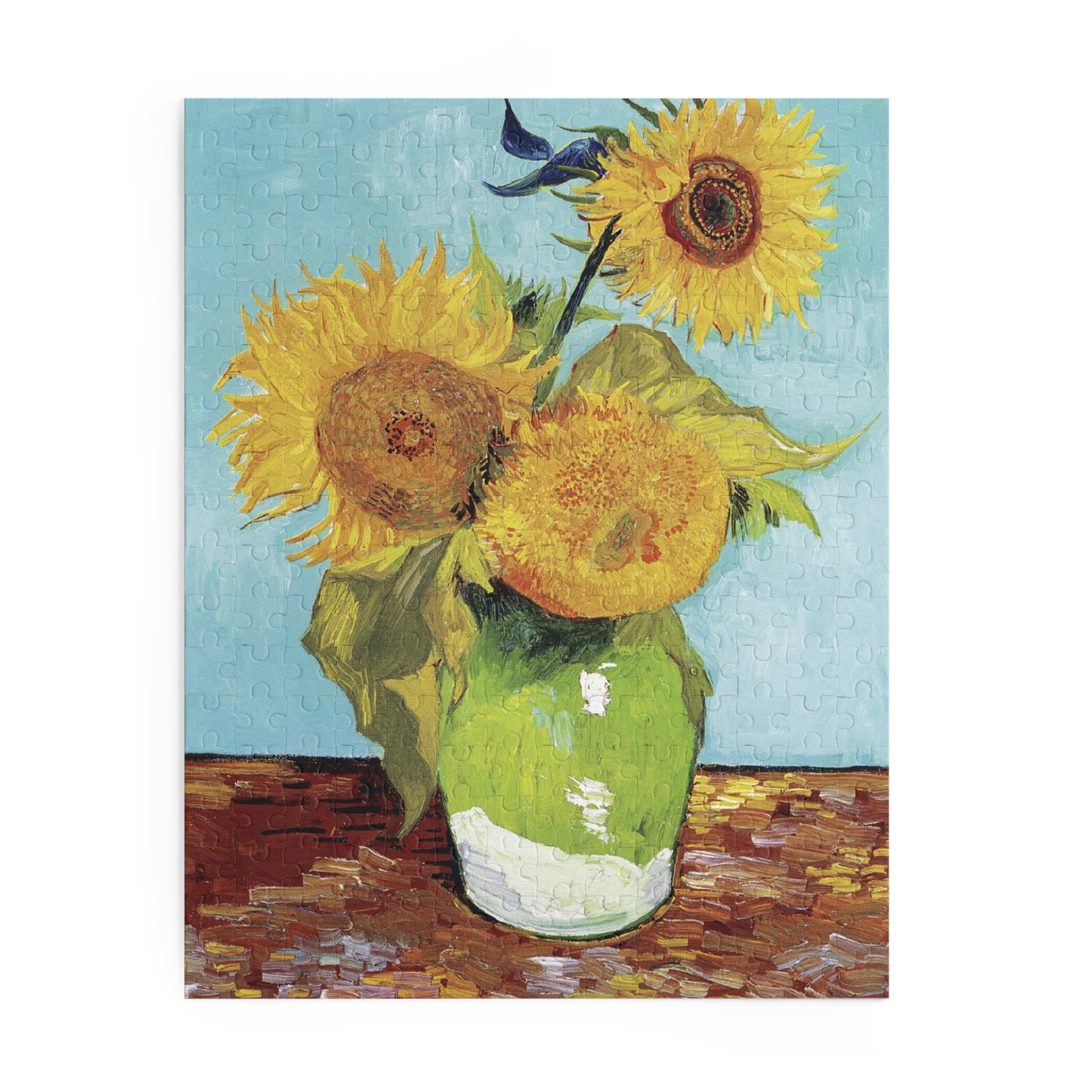 Vase with Three Sunflowers by Vincent van Gogh Jigsaw Puzzle