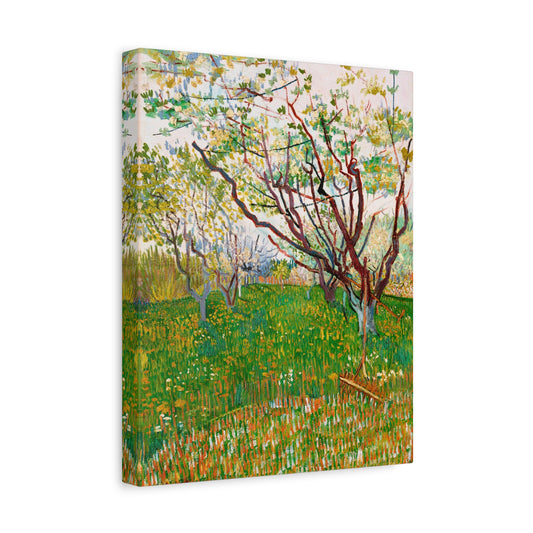 The Flowering Orchard by Vincent van Gogh Canvas Print