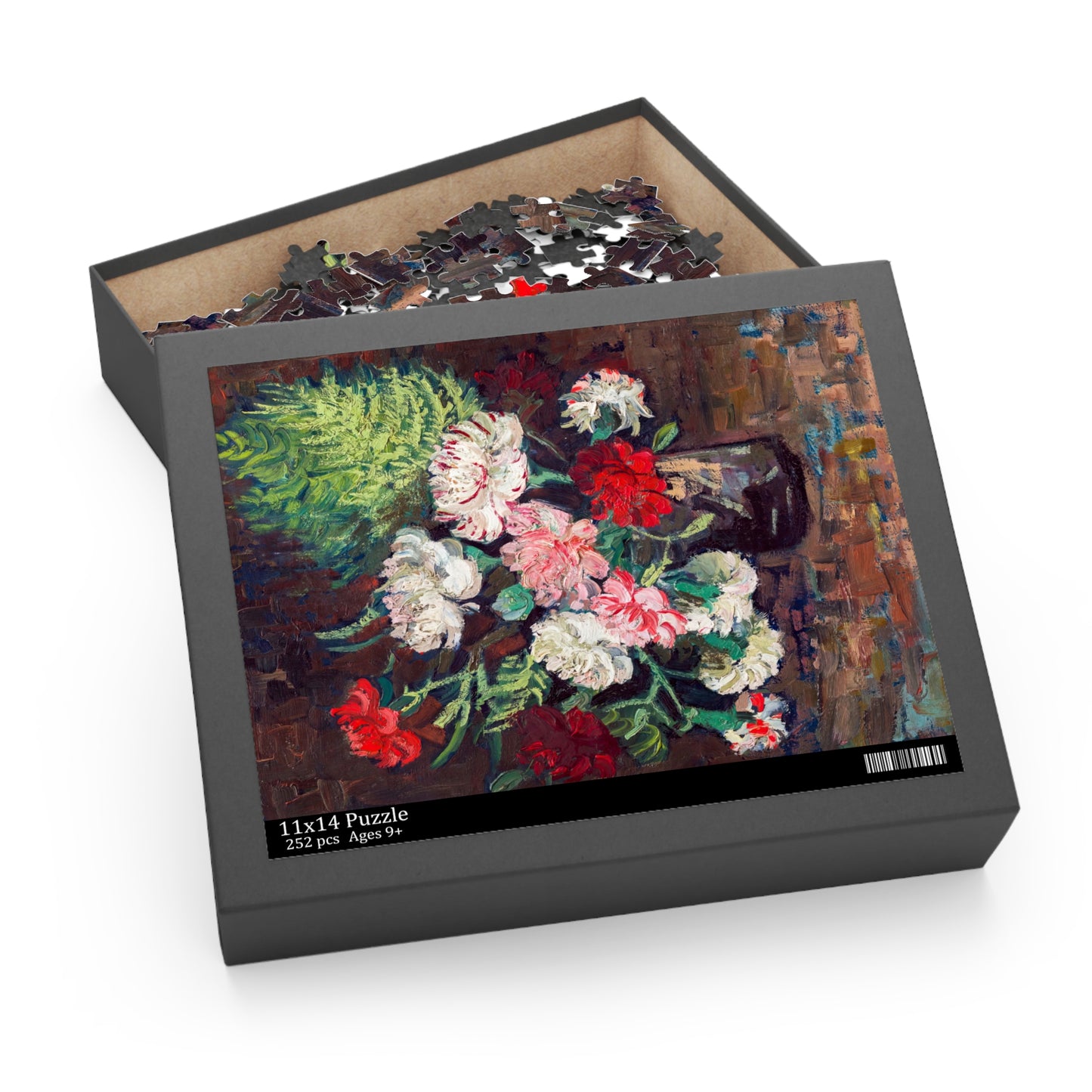 Vase with Carnations by Vincent van Gogh Jigsaw Puzzle