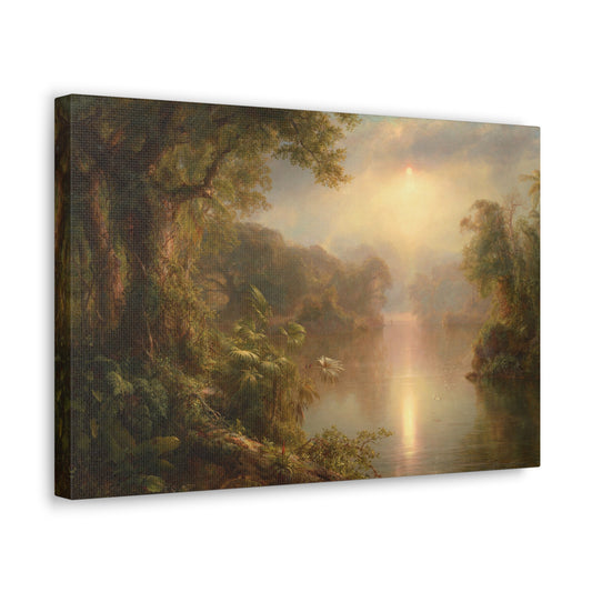 El Rio de Luz (The River of Light) by Frederic Edwin Church Canvas Print