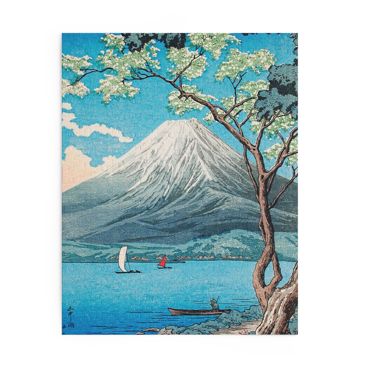 Mount Fuji from Lake Yamanaka by Hiroaki Takahashi Jigsaw Puzzle