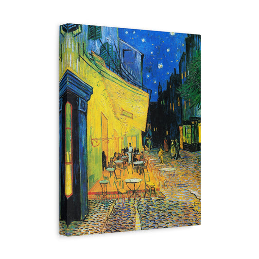 Cafe Terrace at Night by Vincent van Gogh Canvas Print