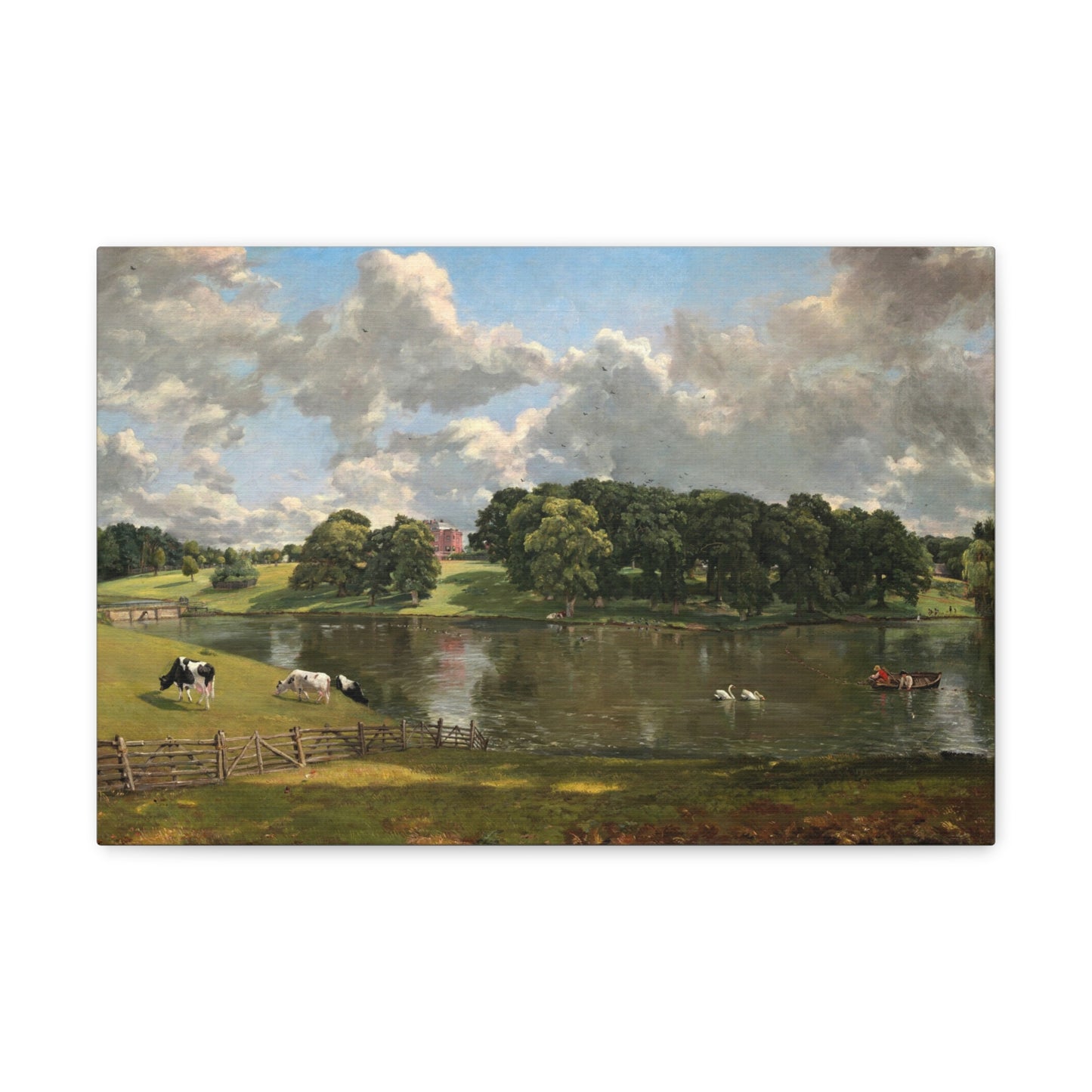 Wivenhoe Park, Essex by John Constable Canvas Print