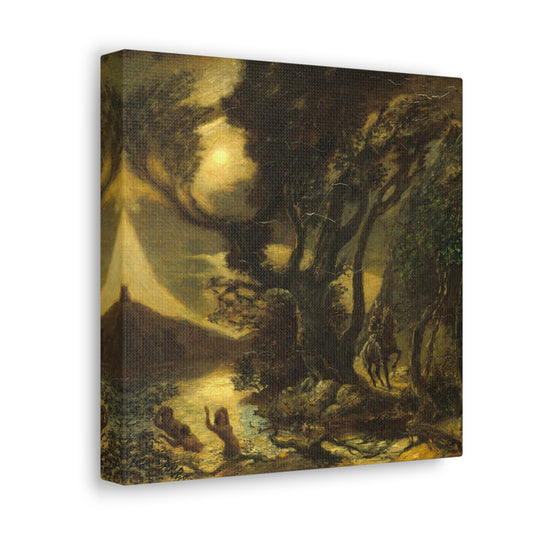 Siegfried and the Rhine Maidens by Albert Pinkham Ryder Canvas Print