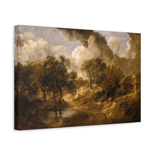 Landscape in Suffolk by Thomas Gainsborough Canvas Print