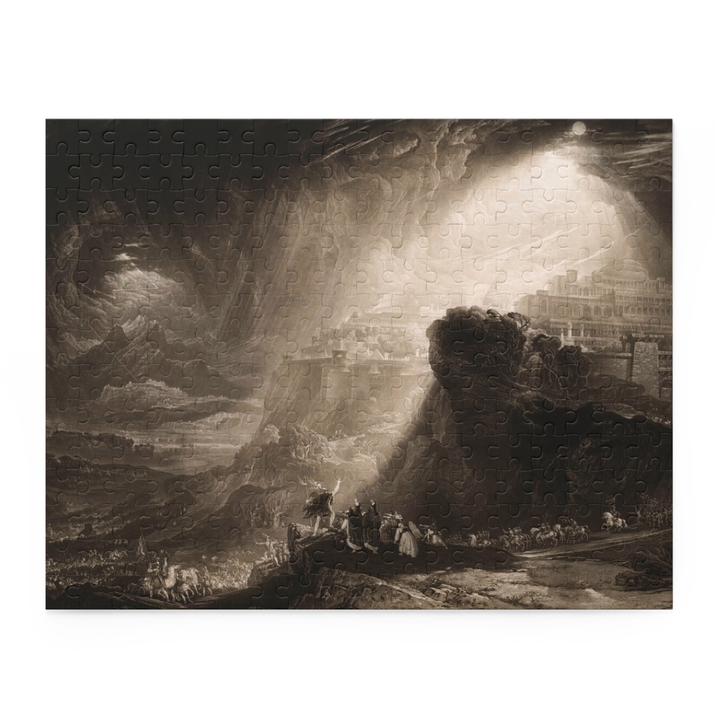 Joshua Commanding the Sun to Stand Still by John Martin Jigsaw Puzzle