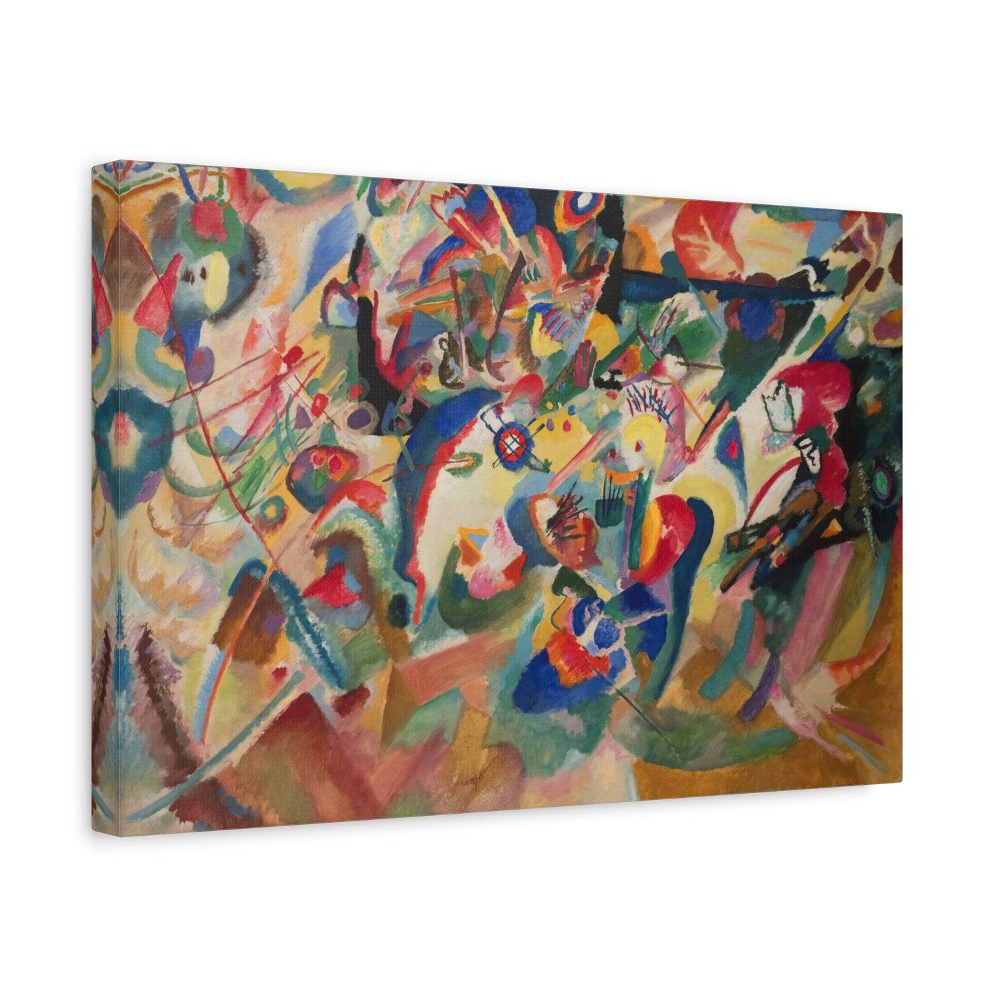 Sketch 3 for composition VII by Wassily Kandinsky Canvas Print