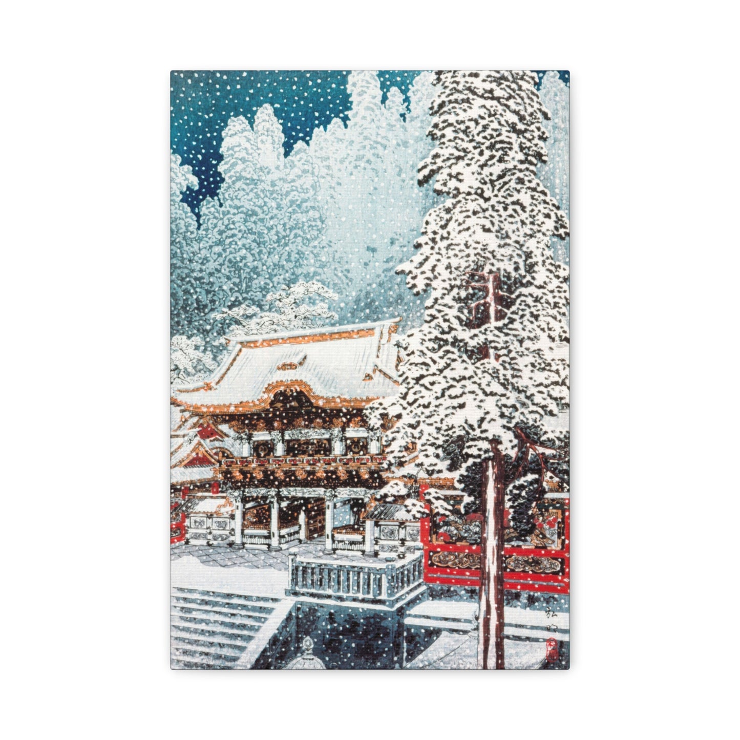 The Yomei Gate at Nikko by Hiroaki Takahashi Canvas Print