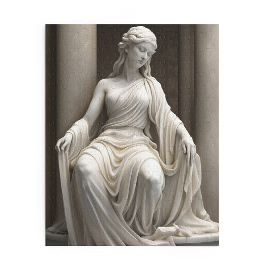 Seated Marble Goddess Jigsaw Puzzle
