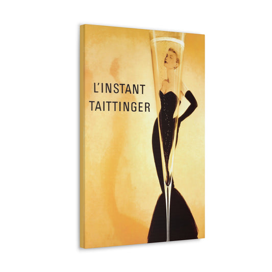 L'instant Taittinger Champagne Canvas Print