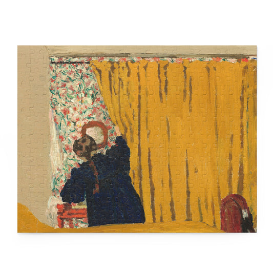 The Yellow Curtain by Edouard Vuillard Jigsaw Puzzle
