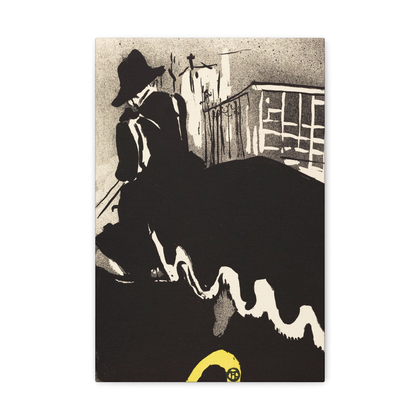 Last Ballad (Ultime ballade) by Henri de Toulouse-Lautrec Canvas Print