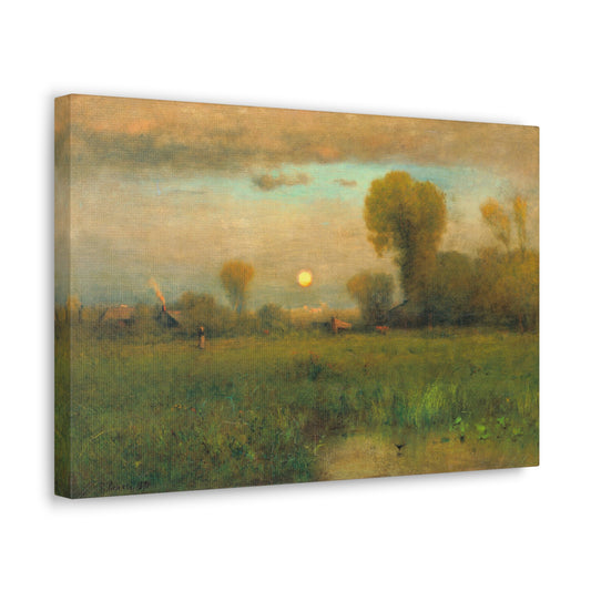 Harvest Moon by George Inness Canvas Print