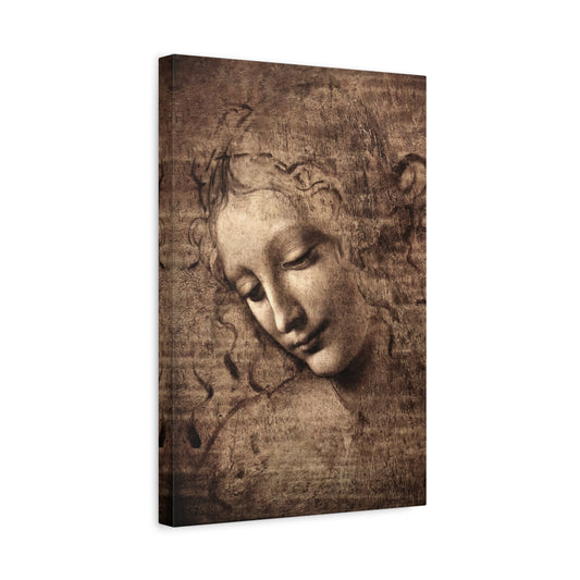 La Scapigliata by Leonardo da Vinci Canvas Print