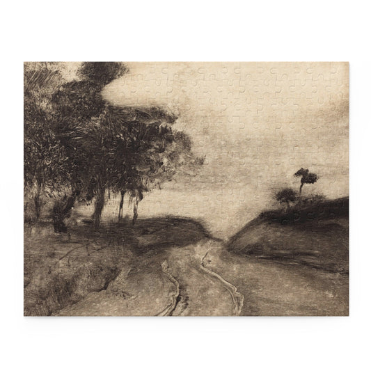 The Road (La route) by Edgar Degas Jigsaw Puzzle