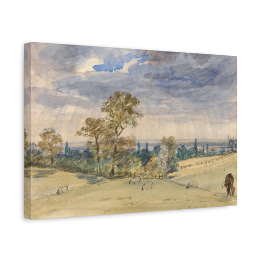 Suffolk Landscape by John Constable Canvas Print