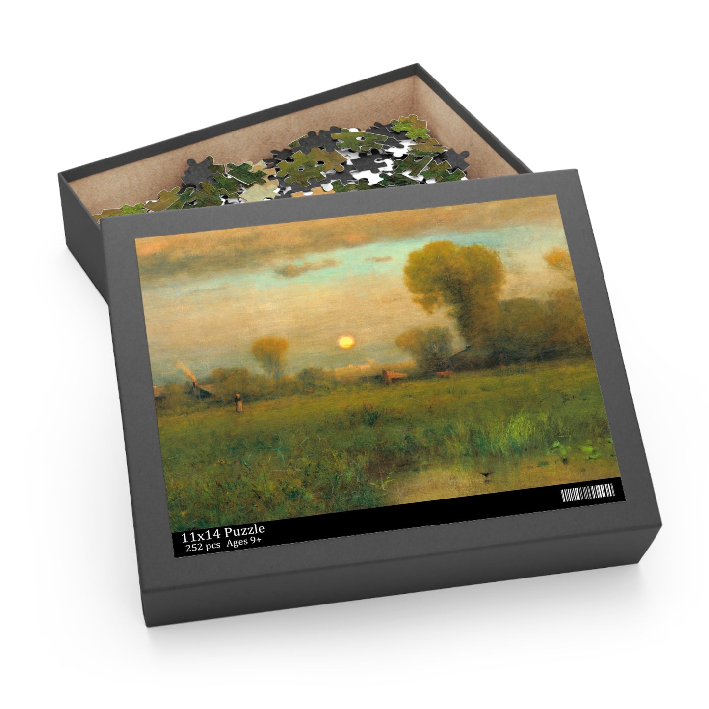 Harvest Moon by George Inness Jigsaw Puzzle