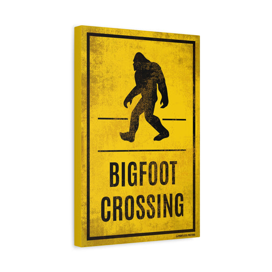 Bigfoot Crossing Canvas Print