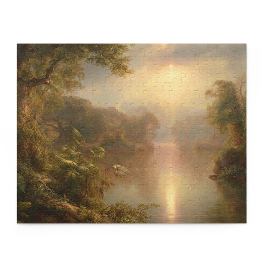 El Rio de Luz (The River of Light) by Frederic Edwin Church Jigsaw Puzzle