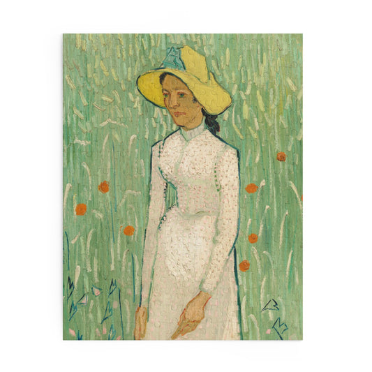 Girl in White by Vincent van Gogh Jigsaw Puzzle