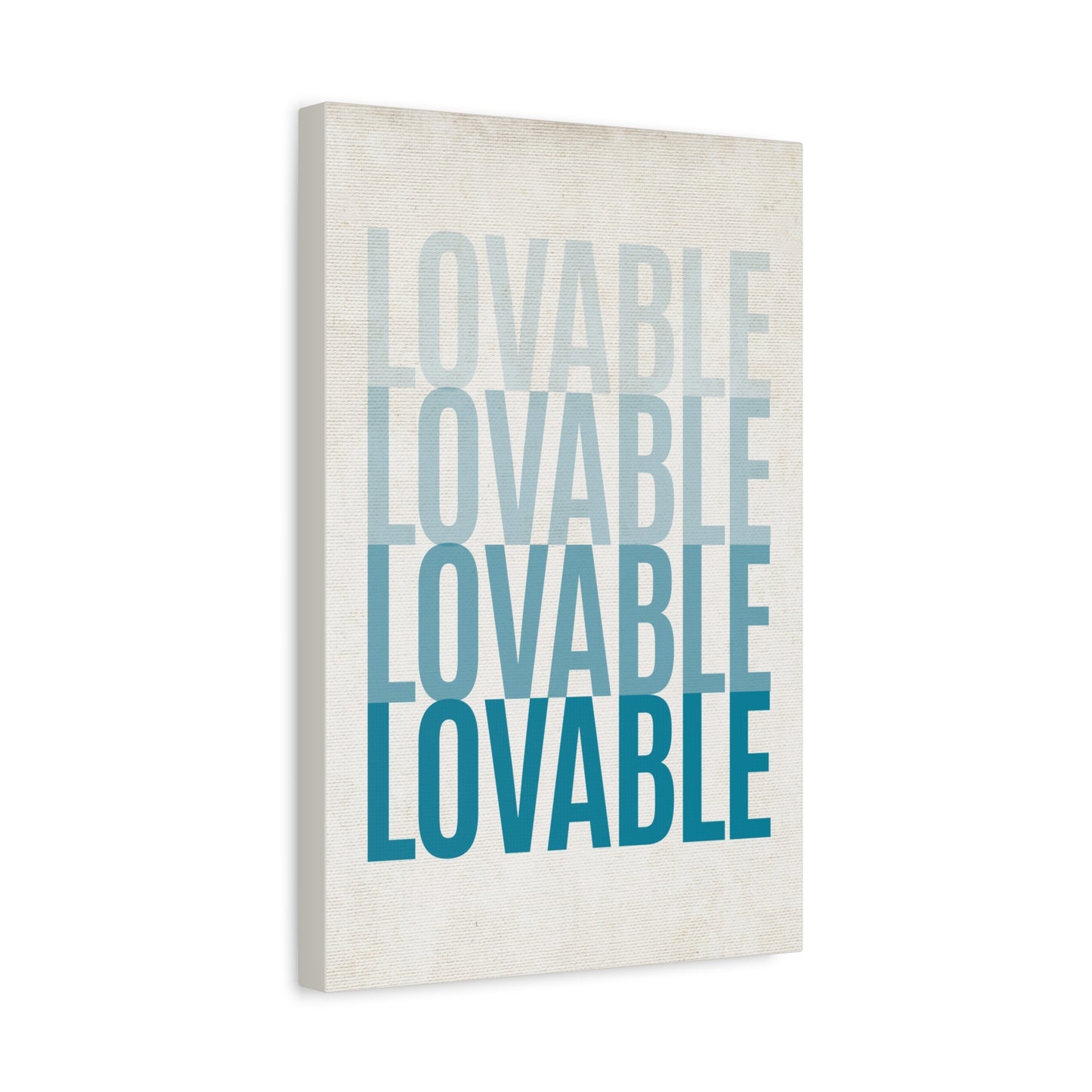 Lovable - Ombre Canvas Wall Art
