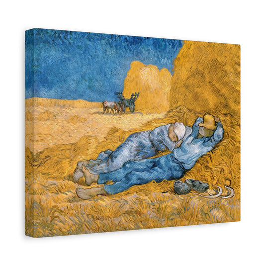 The Siesta by Vincent van Gogh Canvas Print