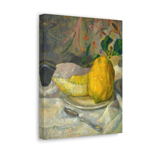 Melon and Lemon by French 19th Century Canvas Print