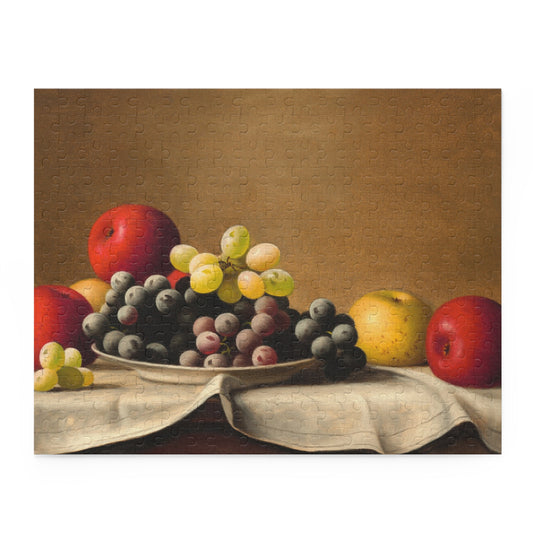 Still Life, Apples, Grapes by Barton Stone Hays Jigsaw Puzzle