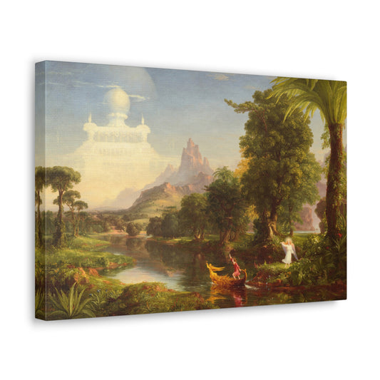 The Voyage of Life: Youth by Thomas Cole Canvas Print