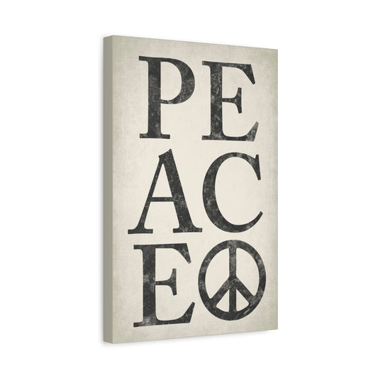 Peace - Inspirational Canvas Wall Art