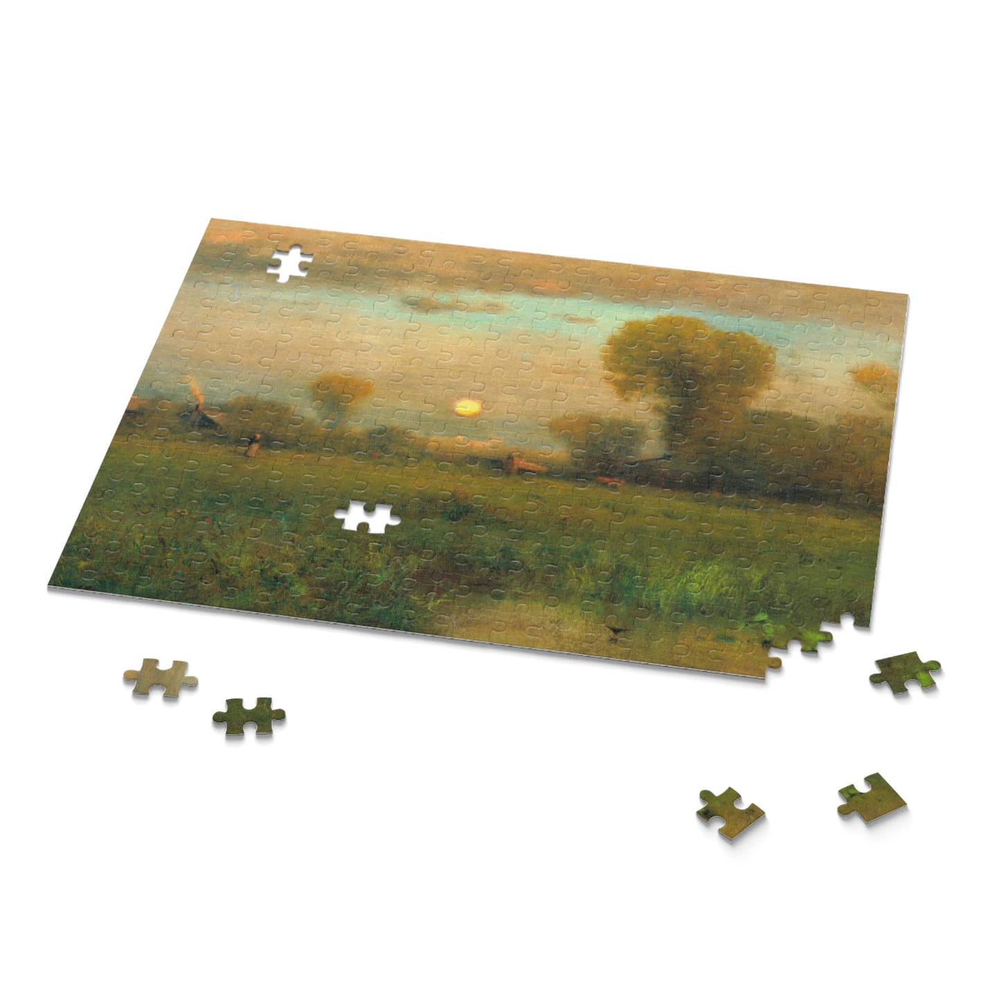 Harvest Moon by George Inness Jigsaw Puzzle