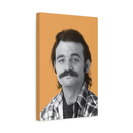 Bill Murray Portrait Mustache Canvas Print
