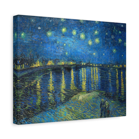 Starry Night Over the Rhone by Vincent van Gogh Canvas Print