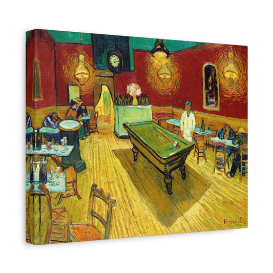 Le cafe de nuit (The Night Cafe) by Vincent van Gogh Canvas Print