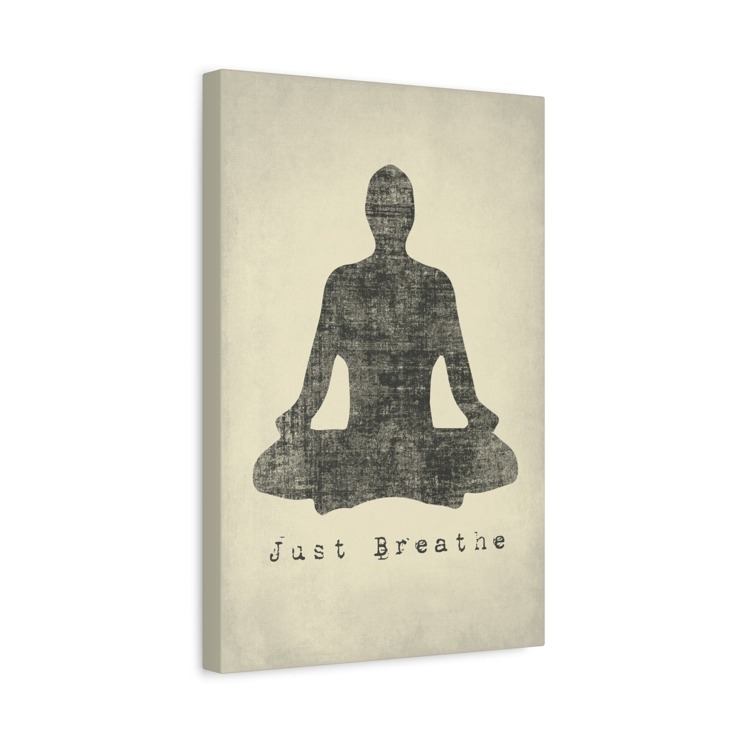 Just Breathe, Mindfulness Meditation Canvas Wall Art