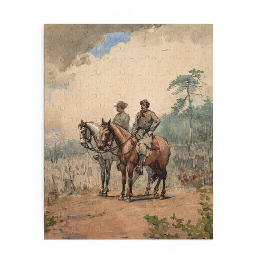 Two Scouts by Winslow Homer Jigsaw Puzzle