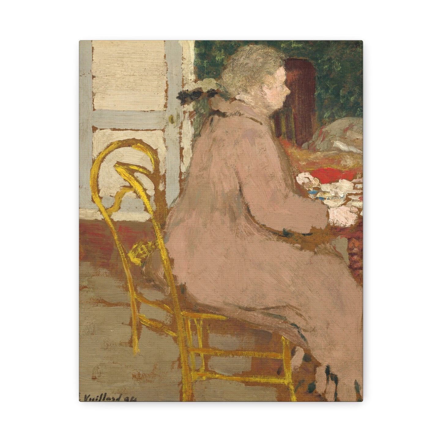 Breakfast by Edouard Vuillard Canvas Print